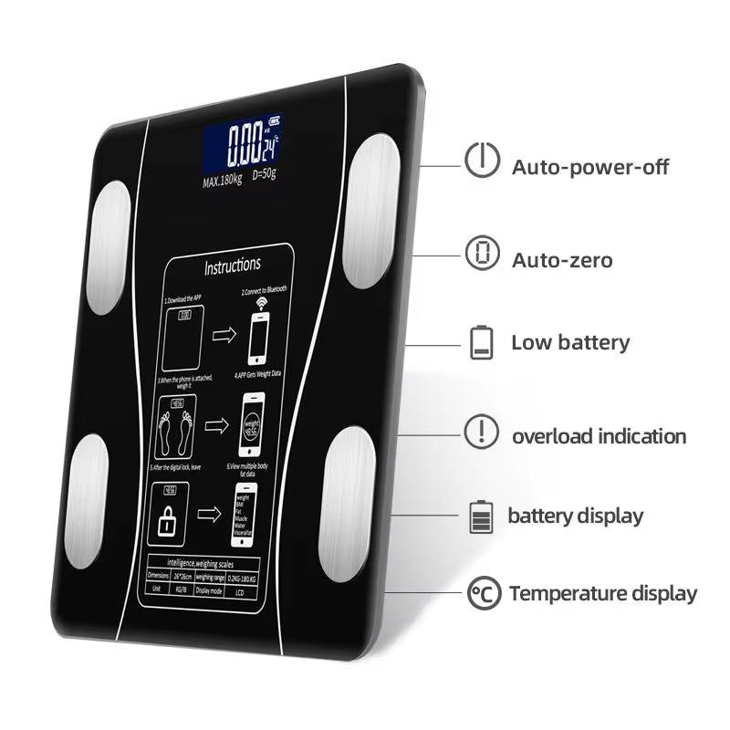 INTELLIGENT BLUETOOTH BMI BODY WEIGHING SCALE - view 3