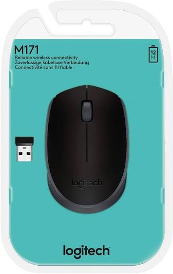 Logitech M171 Wireless Mouse – Swift Grey | Reliable 2.4GHz Wireless Mouse