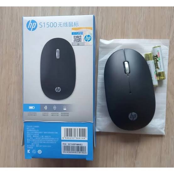 HP Wireless Silent Mouse S1500 Black – Silent Wireless Mouse