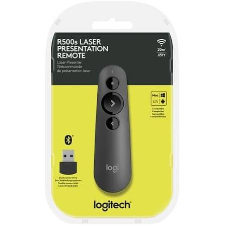 Logitech R500S Bluetooth Presentation Remote – Graphite | Premium Bluetooth Presenter