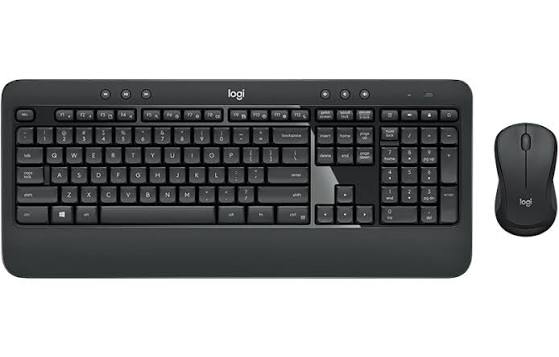 Logitech MK540 Advanced Wireless Keyboard and Mouse Combo – Black | Premium Desktop Combo