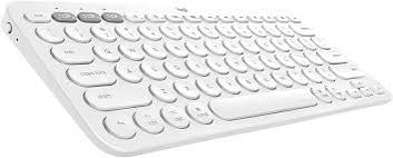 Logitech K380S Multi-Device Bluetooth Keyboard – Off White | Compact Bluetooth Keyboard