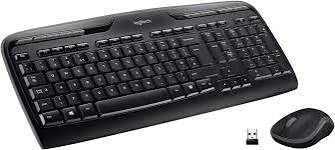Logitech MK330 Wireless Keyboard & Mouse Combo – Black | Wireless Desktop Combo