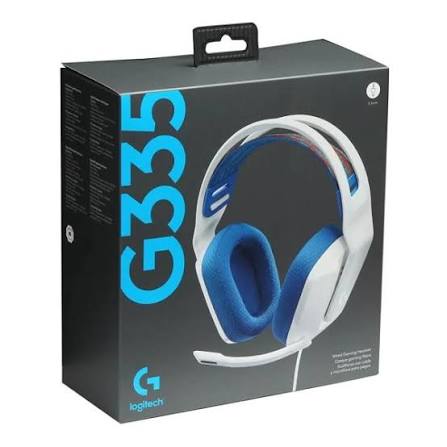 Logitech G335 Wired Gaming Headset – White (3.5mm) | Lightweight Gaming Headset