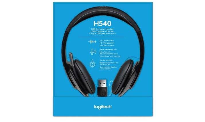 Logitech H540 USB Headset with Noise-Cancelling Mic – Premium Business Headset