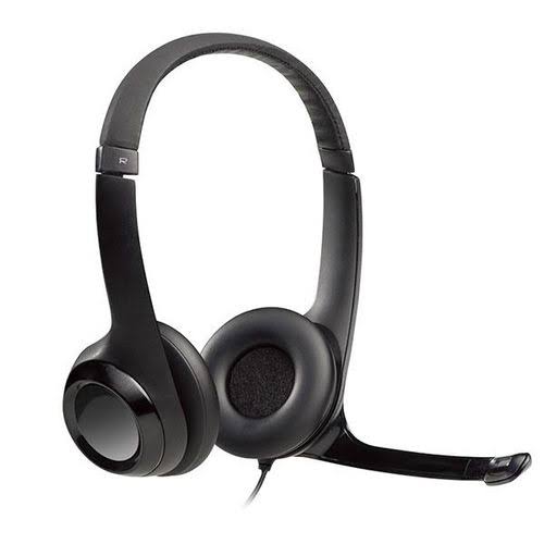 Logitech PC960 USB Headset with Noise-Cancelling Mic – Business Communication Headset