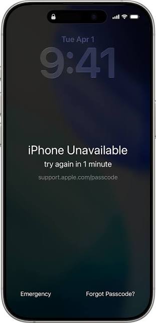 Locked smart phones